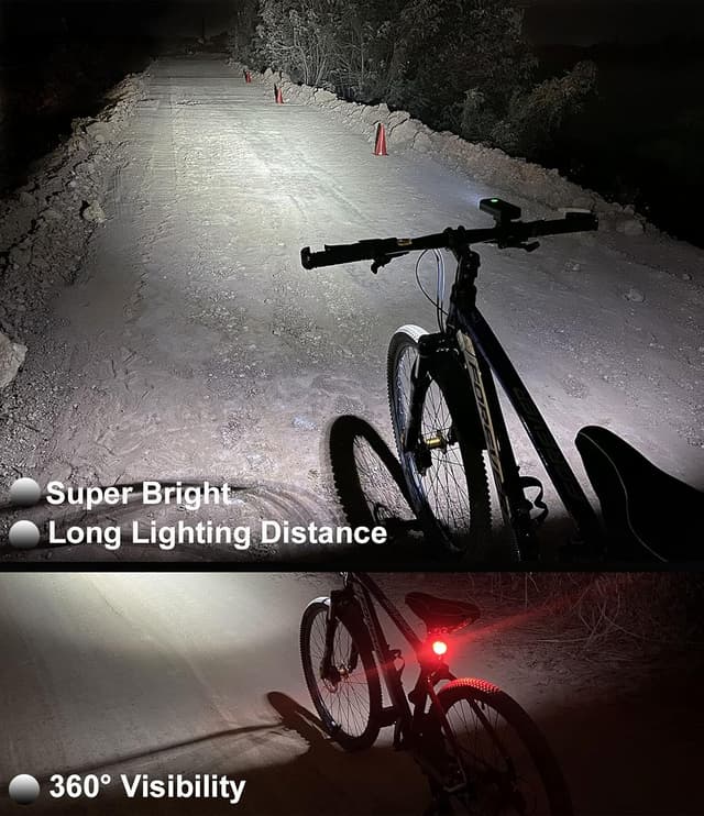 Thumbnail 4 de BIKIL Bike Lights Set 6400 mAh rechargeable