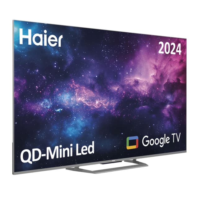 Detalle de Haier TV MiniLED 55" 4K UHD H55M90EUX con Google TV y Dolby Vision (reacondicionado Grado A)