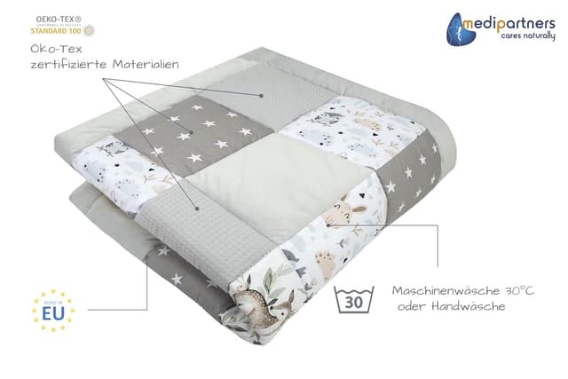 Detalle 2 de Medi Partners Krabbeldecke 120x120 cm