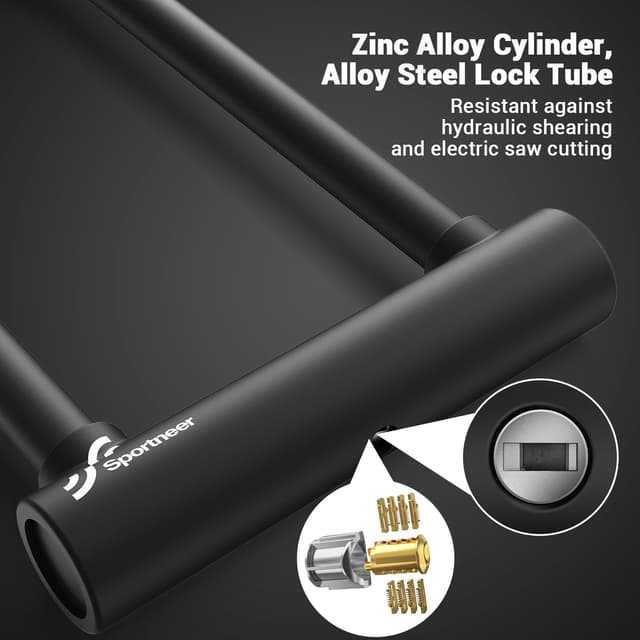 Thumbnail 3 de Sportneer 18mm Bike U Lock