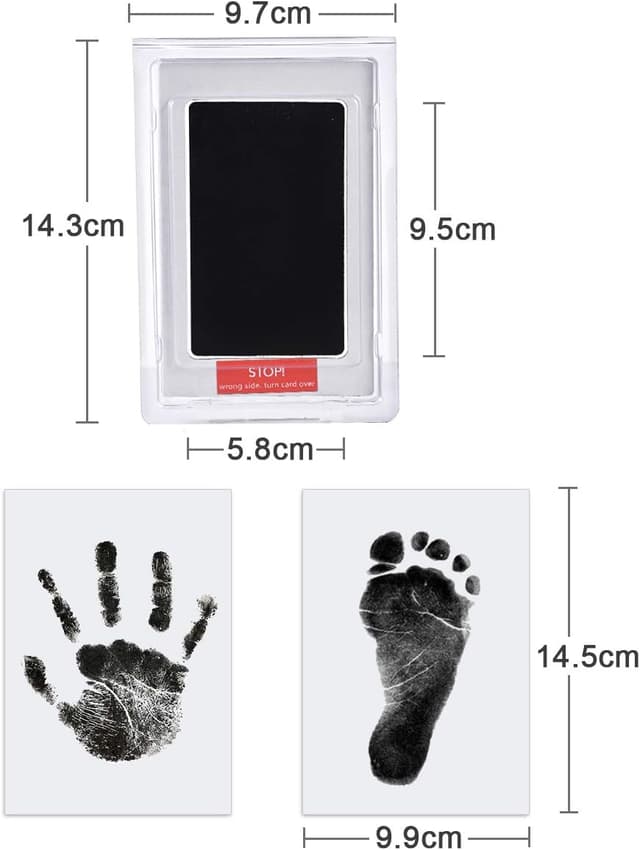 Thumbnail 4 de Nabance Baby Handprint Kit 6 keepsake cards