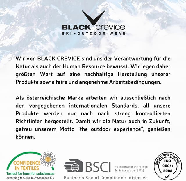 Thumbnail 5 de Black Crevice Occhiali da Neve Nero