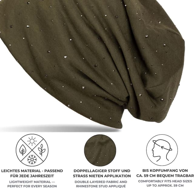 Thumbnail 4 de styleBREAKER 04024037 Gorro caído unisex 25 cm