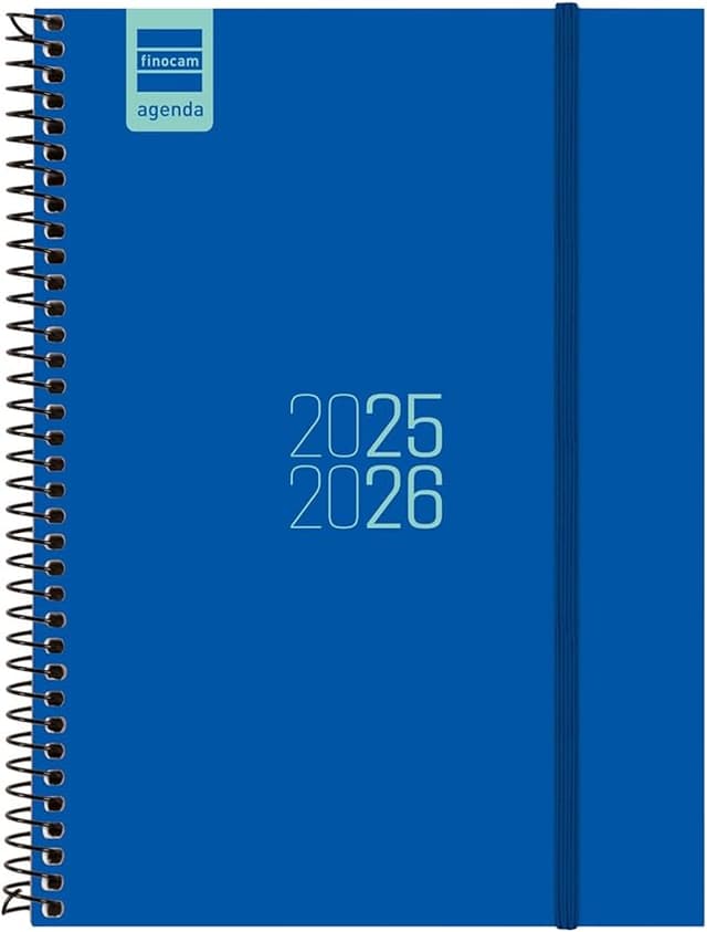 Thumbnail 4 de Finocam Agenda Espir 2025-2026: una página por día, septiembre 2025–agosto 2026, Negro