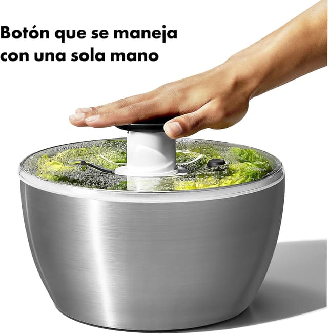 Thumbnail 3 de OXO Good Grips, Escurridor y Centrifugadora de Acero Inoxidable🍃