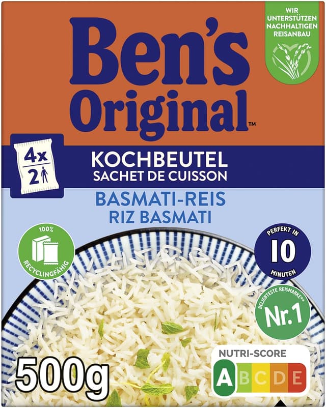 Thumbnail 2 de BEN'S ORIGINAL Kochbeutel Basmati 9x500g