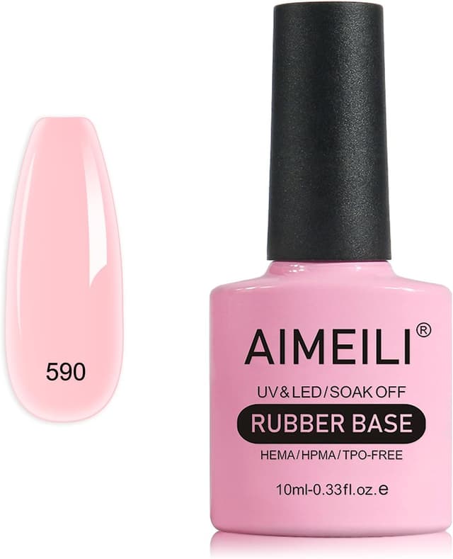 Thumbnail 6 de AIMEILI Clear Rubber Base Gel trasparente UV/LED, base semipermanente autolivellante 10 ml