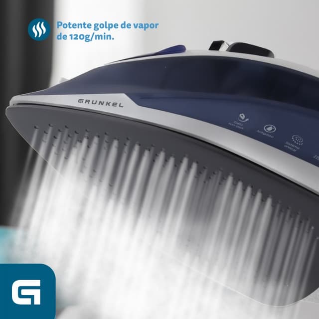 Detalle 2 de Grunkel PL-22NS Planca de vapor 2200W, 280 ml