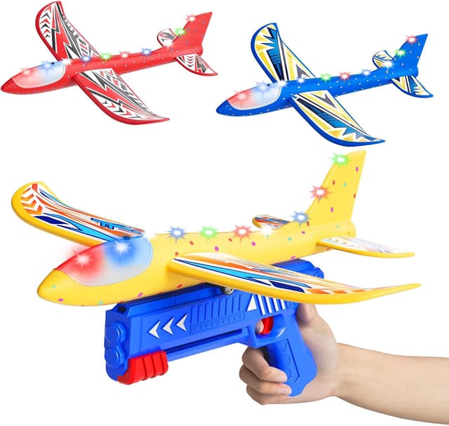 Detalle de Doloowee Airplane launcher toy with 3 planes