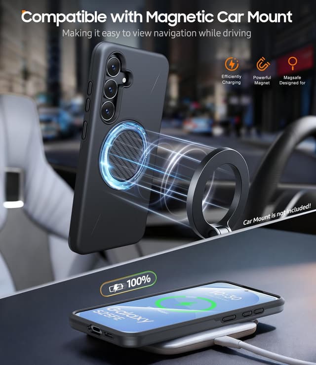 Thumbnail 5 de AOUIA S25 FE Case with 360° Kickstand