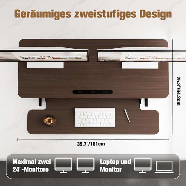 Thumbnail 3 de ERGOMAKER Stehpult 101 x 40 cm