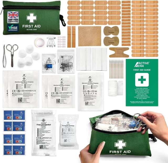 Thumbnail 6 de 180 Piece First Aid Kit Refill with Eyewash and Blanket 🩹