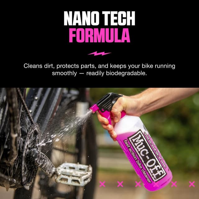 Detalle de Muc-Off eBike Kit de Nettoyage, Protection & Lubrification – essentiels pour vélo électrique (green)