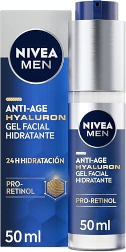 Detalle de NIVEA MEN Hyaluron Gel Facial Antiedad: gel hidratante con ácido hialurónico para hombre (50 ml)
