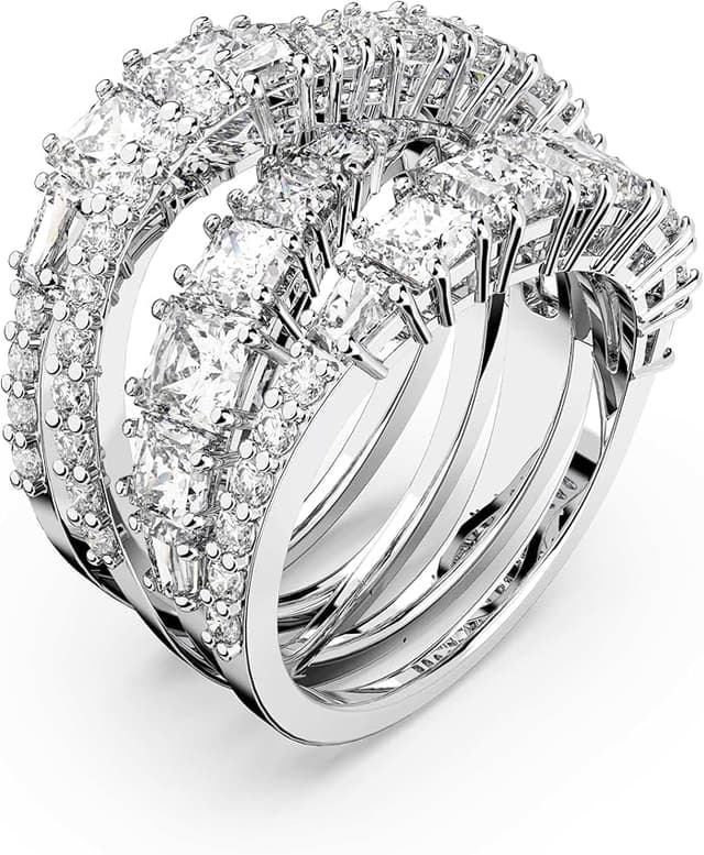 Detalle 2 de Swarovski Twist Wrap anillo blanco Talla mixas 1 unidad