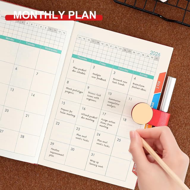 Thumbnail 6 de Agenda académica 2026 A5 una página por día