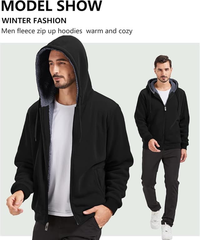 Detalle 2 de GEEK LIGHTING Men’s Fleece-Lined Hoodie