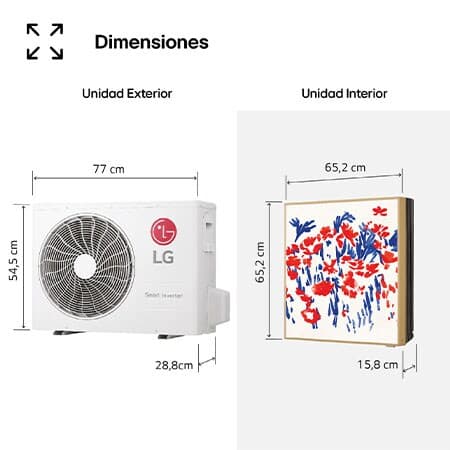 Detalle de LG GALLERY12PH2.SET 1x1 con bomba de calor