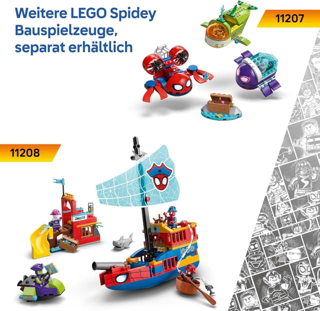 Thumbnail 6 de LEGO Marvel Spidey 11206 Motorrad-Set