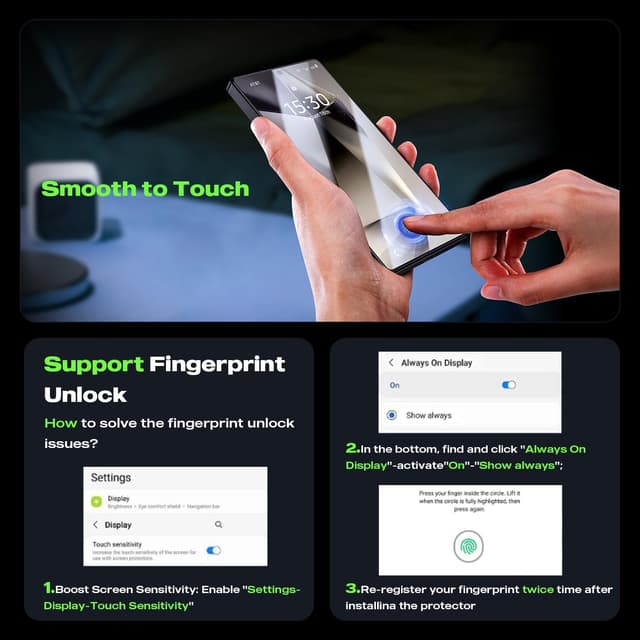 Thumbnail 6 de WSKEN Galaxy S25 Ultra privacy screen 9H