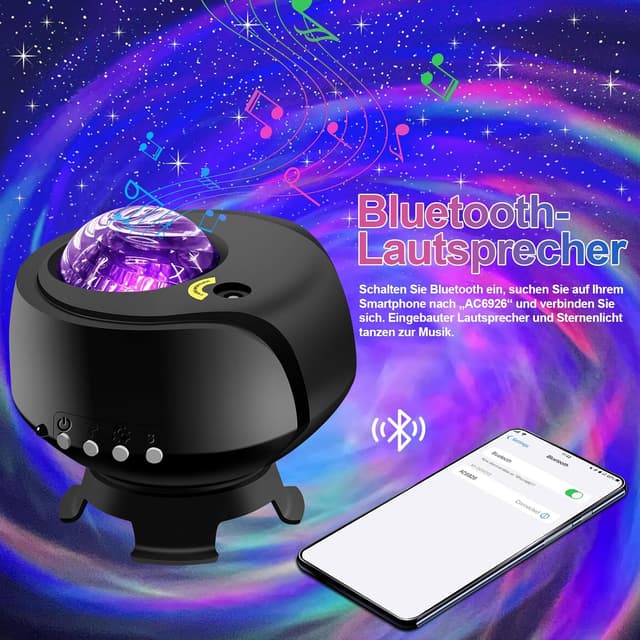 Thumbnail 4 de FLITI Sternenhimmel Projektor Galaxy mit Nebel 🌌