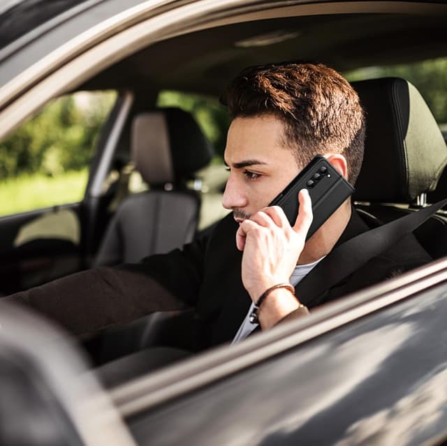 Thumbnail 6 de CASBST for Samsung Galaxy S23 Kickstand Flip Leather Wallet Case with Card Slots (Black)