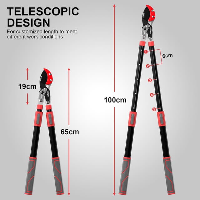 Thumbnail 6 de JiveSnip Telescopic Loppers 65-100cm