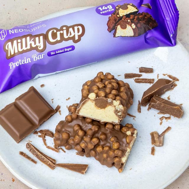 Thumbnail 5 de Neosupps Protein Bar Milky Crisp – Proteinriegel mit 14 g Protein (12er Pack)