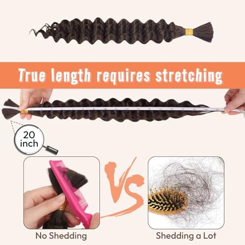 Thumbnail 4 de RUWISS Extensione de Pelo Crochet Ondulado 50 cm