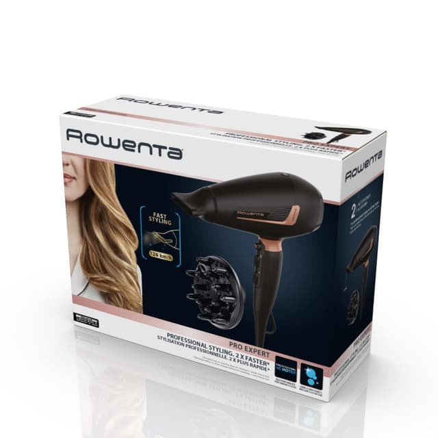 Detalle 2 de Rowenta Pro Expert Haartrockner CV8830F0 mit 2200-W-Motor, Ionen-Booster & 6 Einstellungen