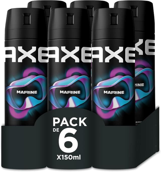 Imagen de Axe Bodyspray Marine 150 ml — Pack 6 en OfertitasTOP