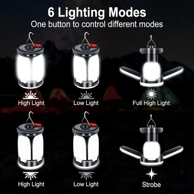 Thumbnail 3 de Camping Lantern LED 60-LED USB Solar