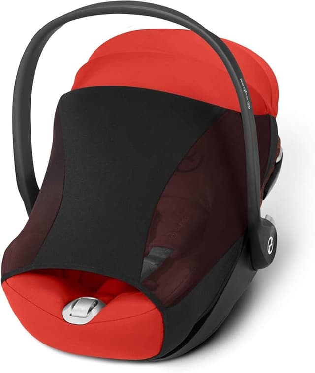 Detalle de Cybex 516405001 Mosquitera para Portabebés Aton y Cloud, negro