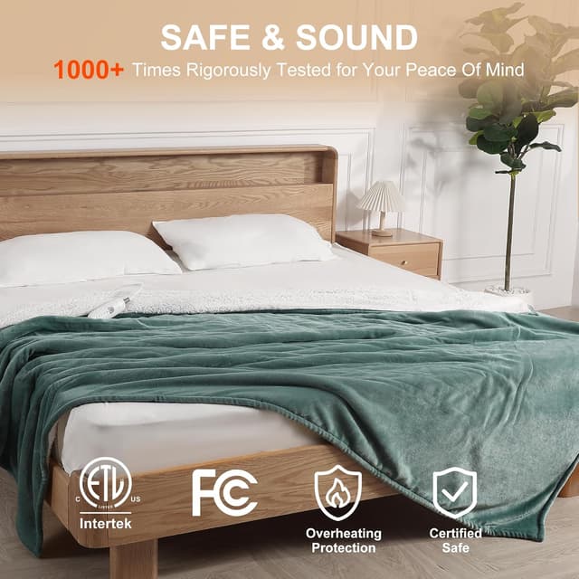 Thumbnail 4 de Heated Blanket 62x84 Twin