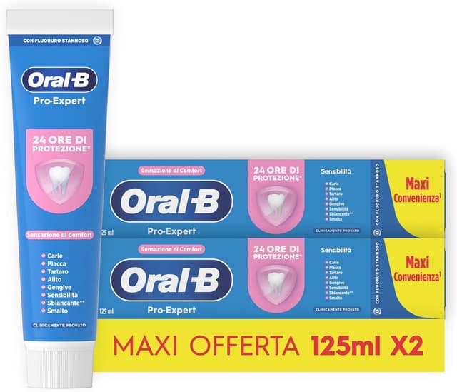 Imagen de Oral-B Pro-Expert Sensibilità 2x125ml 🦷 en OfertitasTOP