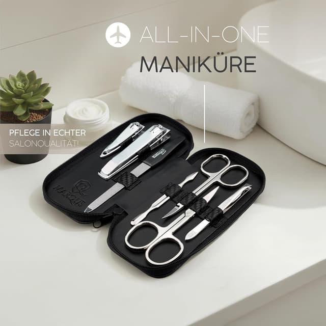 Thumbnail 1 de Maniküre Set Solingen marQus „MarQus“ – 7-teiliges Nagelset im Kunstleder-Etui