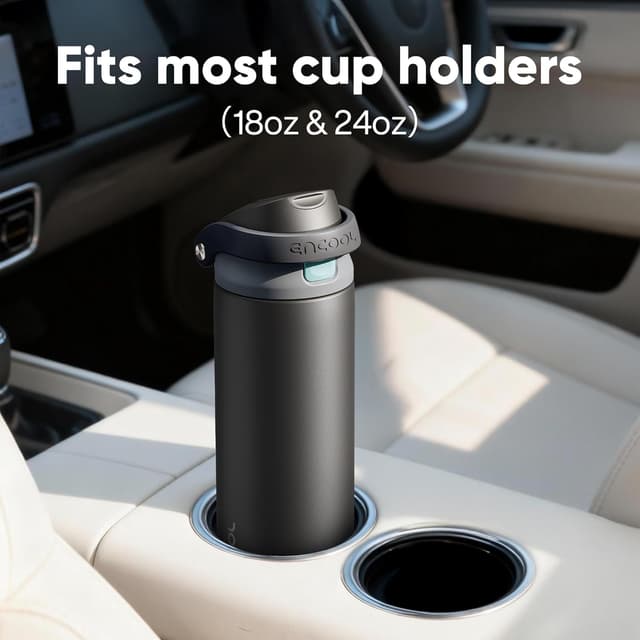 Thumbnail 2 de ENCOOL Leakproof Insulated Bottle 24 oz