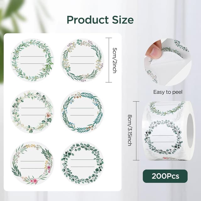 Thumbnail 1 de Romon Etichette Adesive 200 pezzi