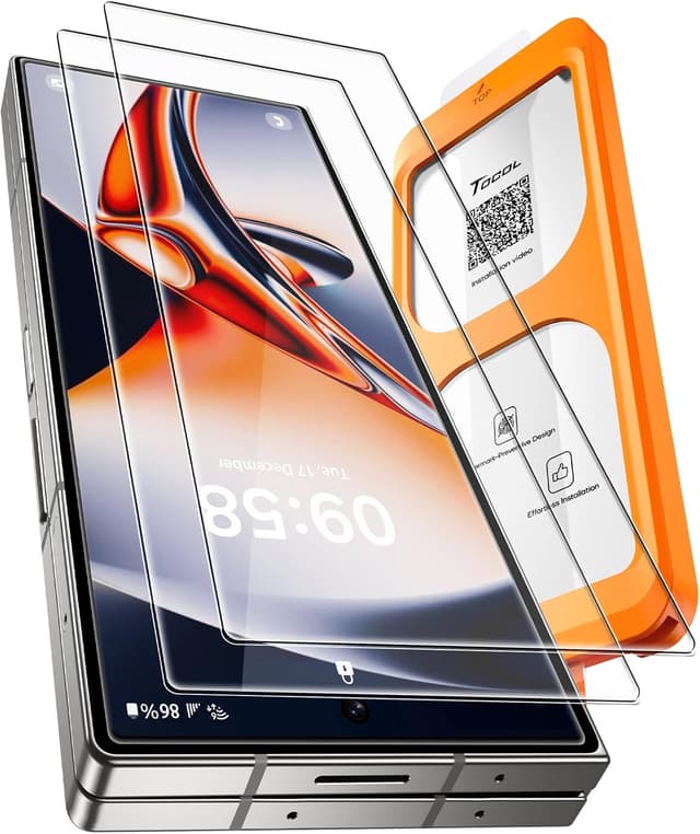 Detalle de TOCOL protector pantalla Galaxy Z Fold 7 2 piezas