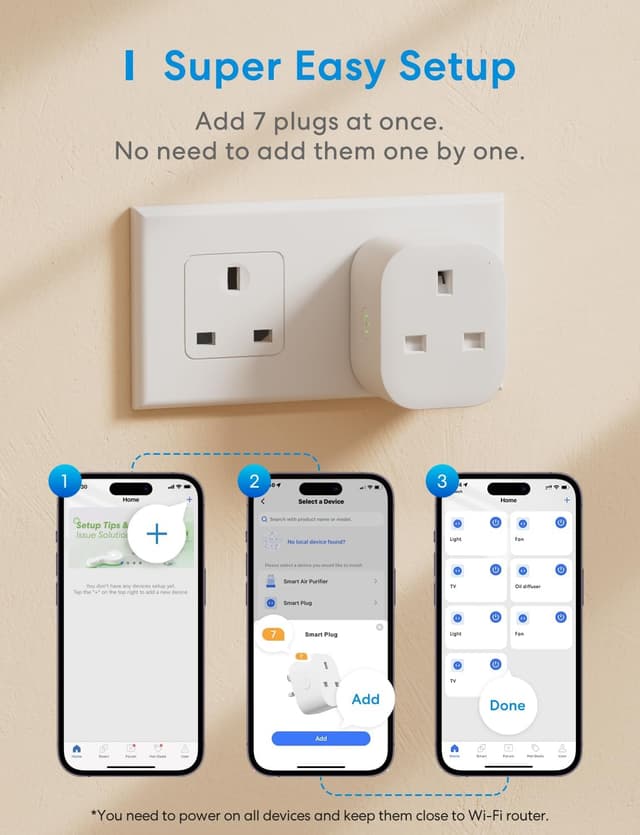 Detalle 2 de Meross Smart Plug with energy monitoring, 13A