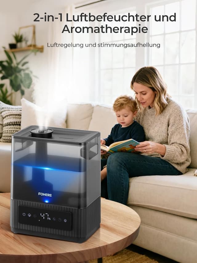 Thumbnail 5 de Umidificatore 6 L per ambienti grandi 💧