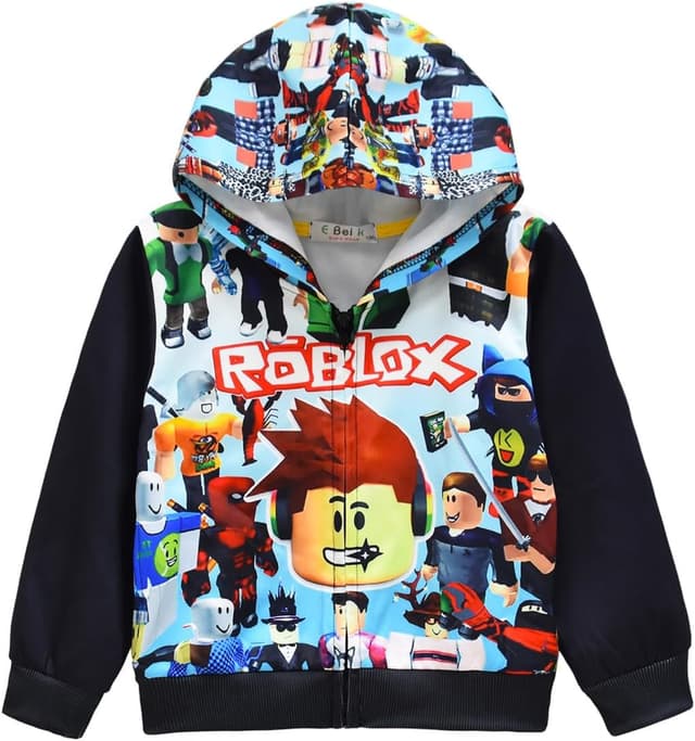 Thumbnail 6 de Temolie Kids hoodie game zip jacket for ages 4-12