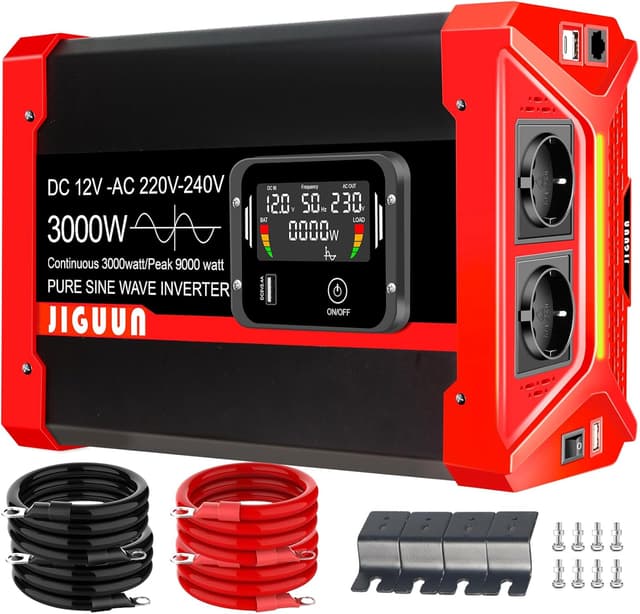 Imagen de JIGUUN 3000W Convertisseur Pur Sinus 9000W en OfertitasTOP