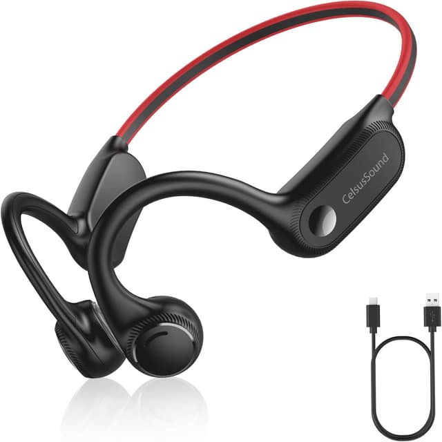 Imagen de Cuffie a conduzione ossea Open Ear Bluetooth 5.2 10 Ore en OfertitasTOP