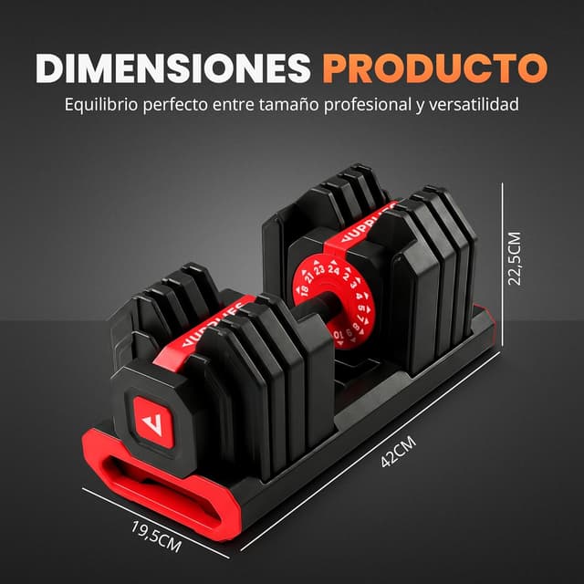 Thumbnail 3 de JUPPLIES Mancuerna Ajustable 24 kg