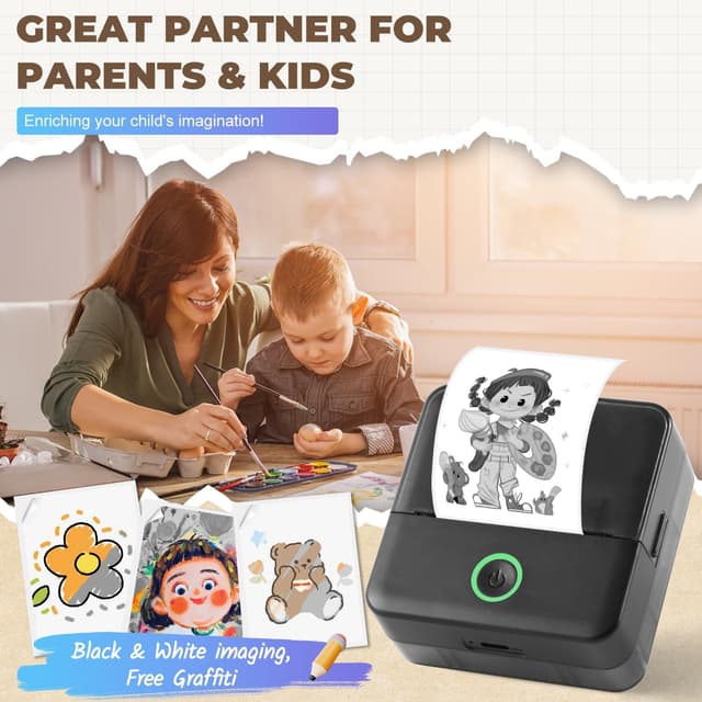 Thumbnail 2 de Mini Drucker Thermodrucker 200 dpi