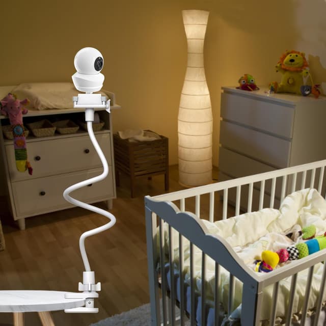 Detalle de EYSAFT Baby Monitor Holder clamp for Babysense MaxView 2CAM / HDS2-1CAM / MaxView 1CAM
