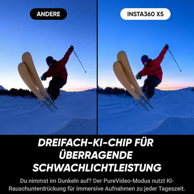 Detalle de Insta360 X5 Ski-Bundle 8K 360° Kamera