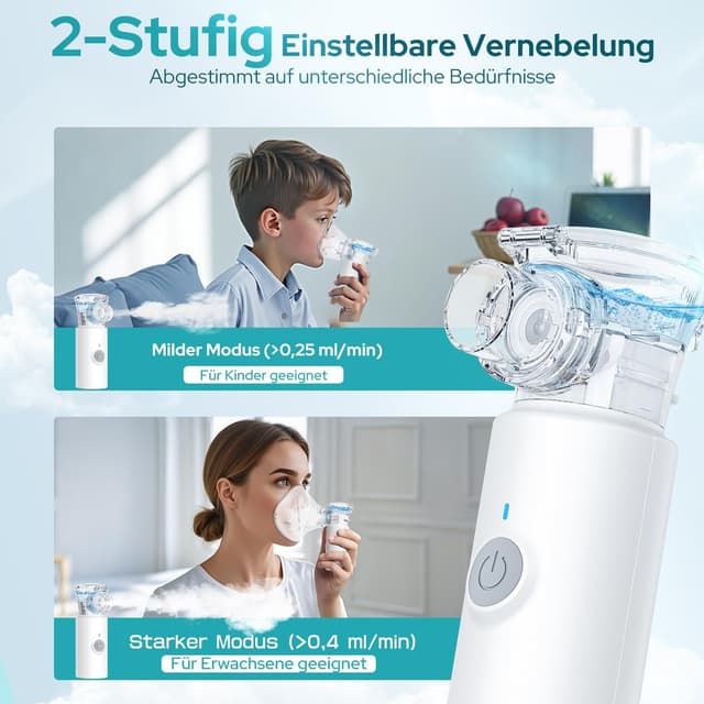 Thumbnail 2 de Sixriver Inhalationsgerät leiser, tragbar 📟