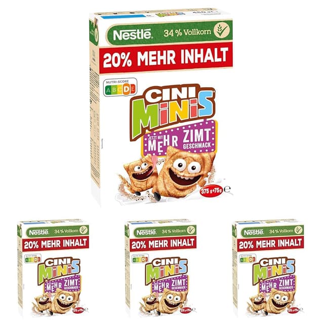 Thumbnail 4 de Nestlé CINI MINIS Zimt Müsli 7×375 g 🥣